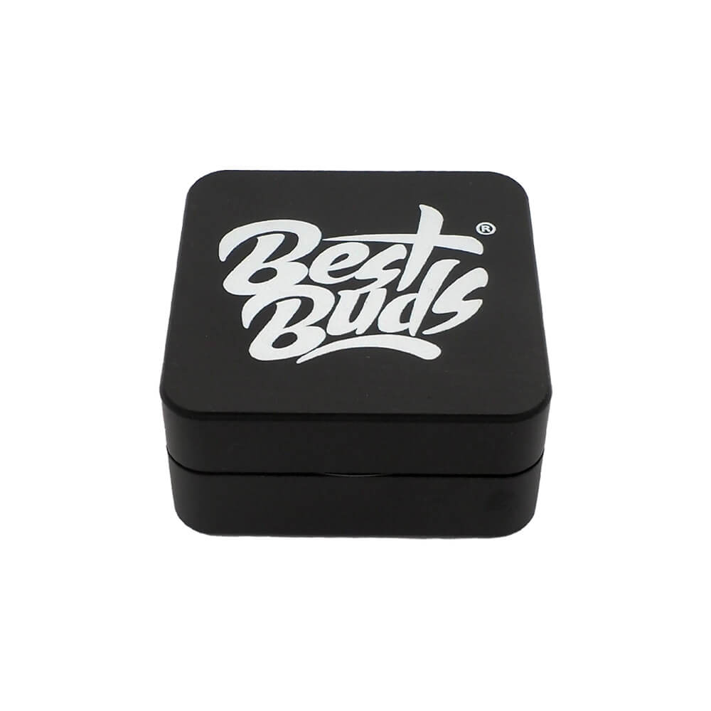 Best Buds Flat Square Aluminium Grinder 2 pièces (50 mm)