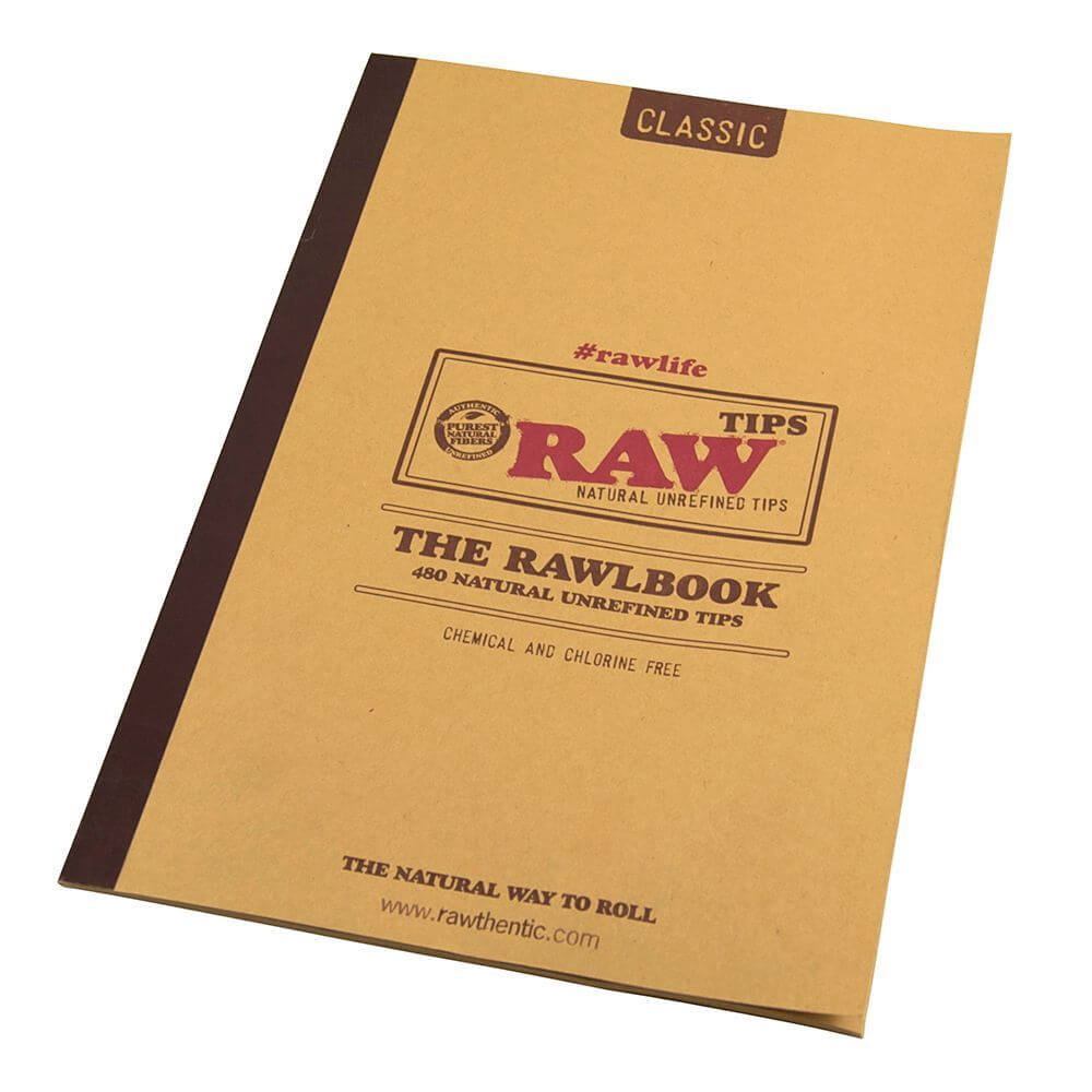 RAW Rawlbook 480 conseils naturels non raffinés dans un livre