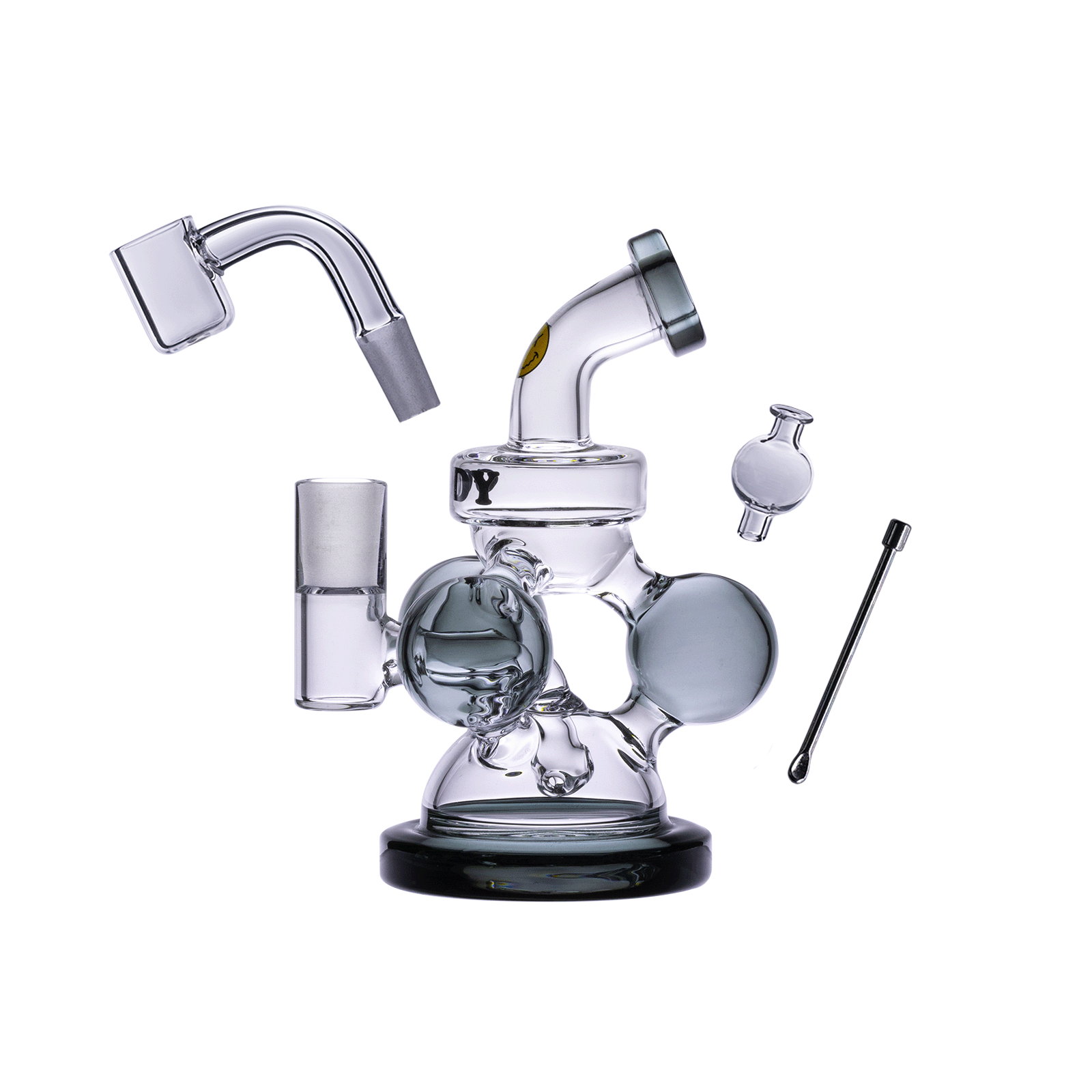 Goody Glass Atom Mini Dab Rig 4Piece Kit