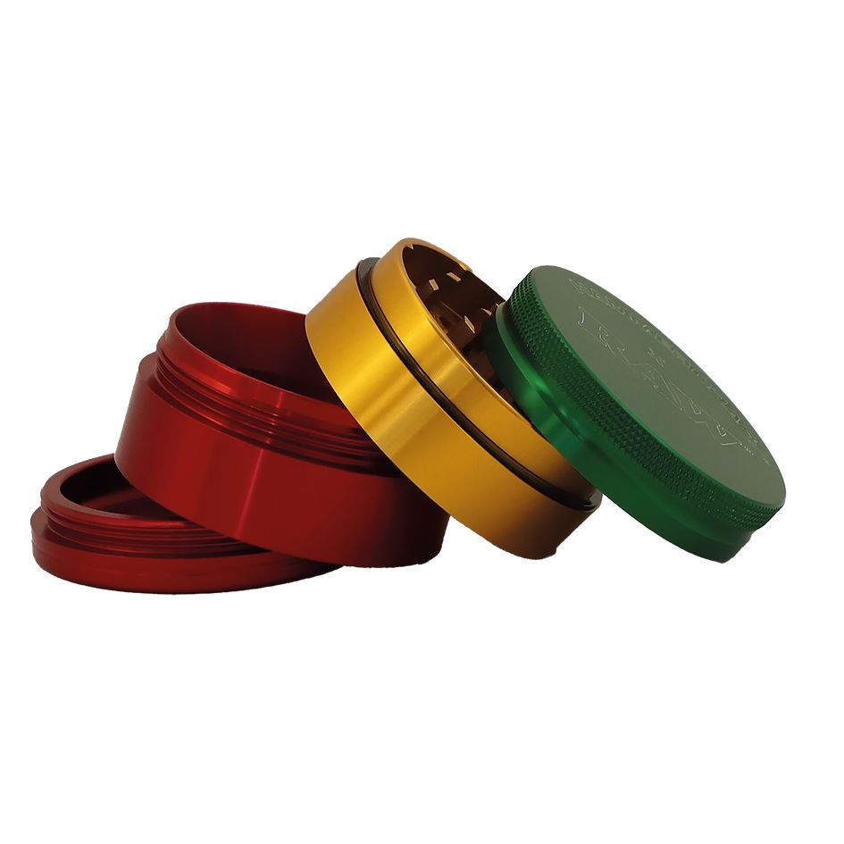 RAW Hammer Craft Medium Aluminium Grinder 4 pièces-55 mm