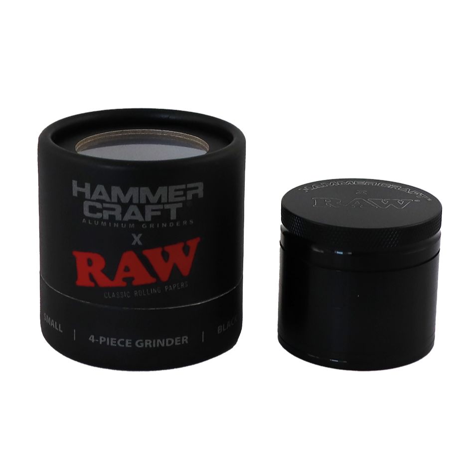 RAW Hammer Craft Petit Aluminium Grinder 4 pièces-50 mm