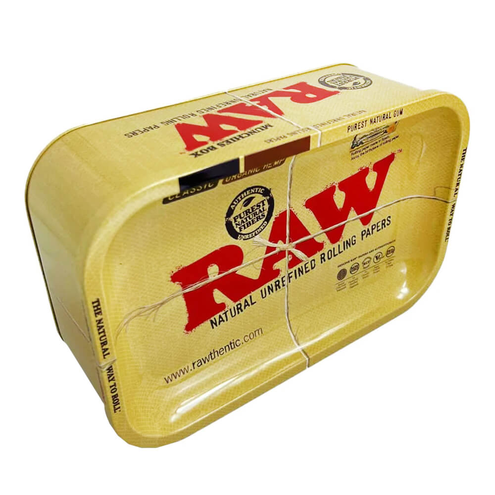 Plateau métallique RAW Munchies Box avec boîte de rangement