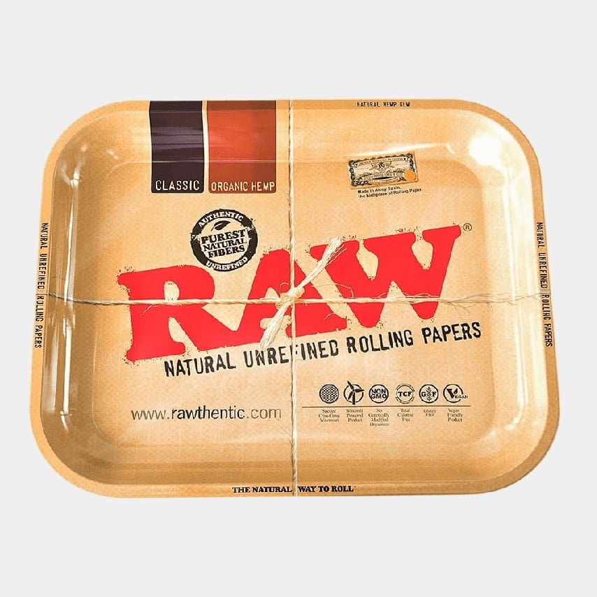 RAW-Plateau à roulettes en métal original