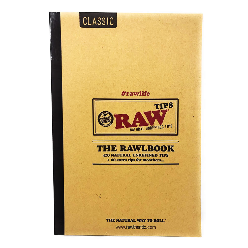 RAW Rawlbook 480 conseils naturels non raffinés dans un livre