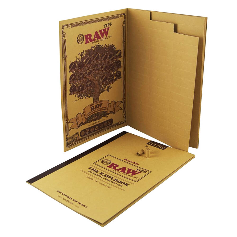 RAW Rawlbook 480 conseils naturels non raffinés dans un livre