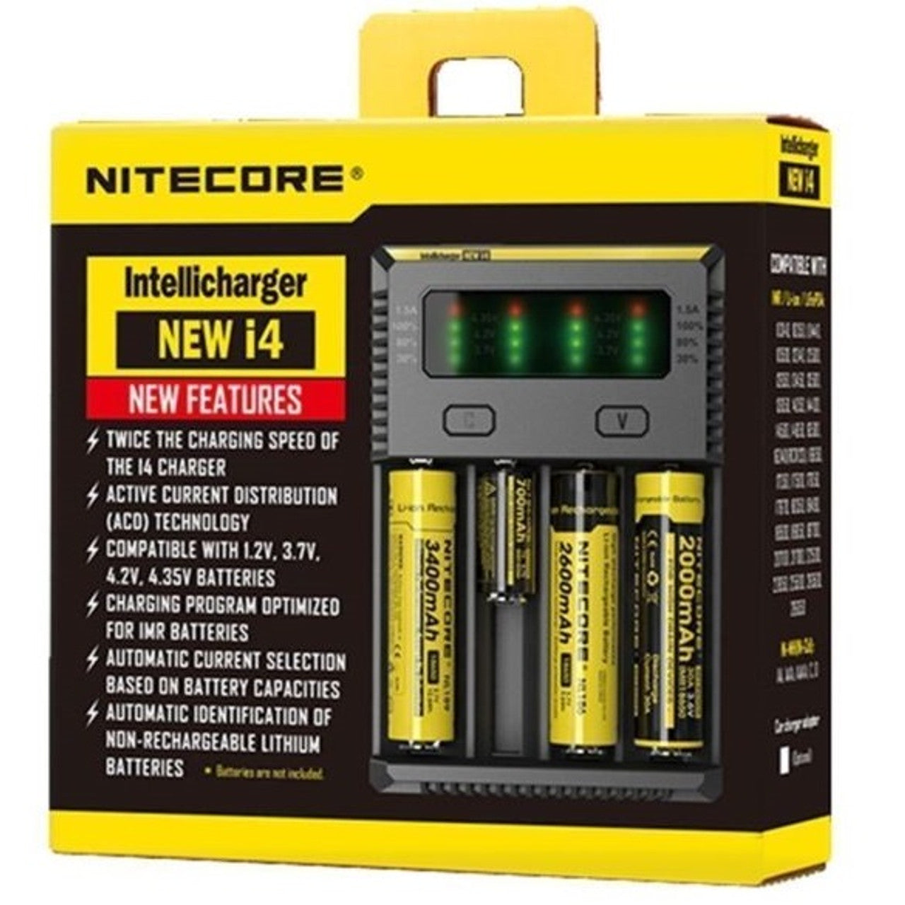 NiteCore Intellicharge i4 battery charger